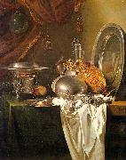 Willem Kalf Still Life with Chafing Dish, Pewter, Gold, Silver and Glassware Germany oil painting reproduction